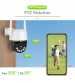 Camera Wi-Fi PTZ CCTV IP 2 Cai Audio-Interfon, Retea, Exterior-Interior 1080 p