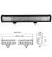led bar auto proiector 50 cm atv quad suv offroad 4x4 barca 