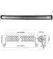 Led bar 112 cm proiector auto suv atv barca tir utilaj offroad