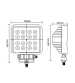 Proietor led 48w